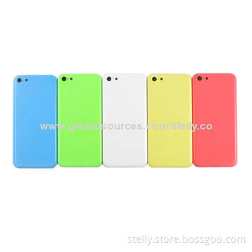Wholesale Back Cover Housing Replacement for iPhone 5C, Red, Green, Blue, Yellow and White In-stock